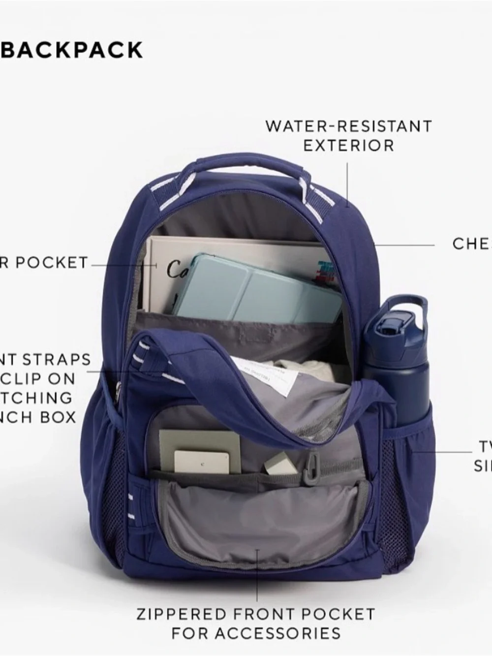 Pottery Barn Kids Frozen Character Backpack and Lunchbox